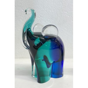 SET 3 ELEFANTI V.NASON VETRO MURANO ITALY TRIO ELEFANTINI ART GLASS ANNI 60 OLD