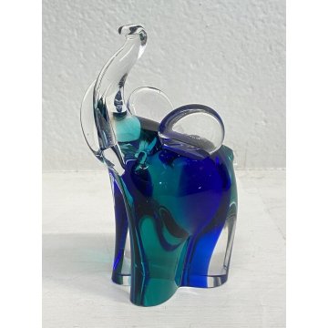 SET 3 ELEFANTI V.NASON VETRO MURANO ITALY TRIO ELEFANTINI ART GLASS ANNI 60 OLD