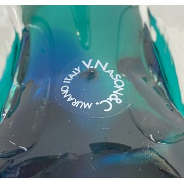 SET 3 ELEFANTI V.NASON VETRO MURANO ITALY TRIO ELEFANTINI ART GLASS ANNI 60 OLD