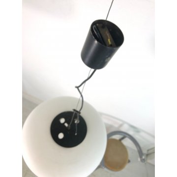 LAMPADARIO DESIGN SOFFITTO STILNOVO UFO ELLITTICO GLOBO HANGING LAMP STILNOVO