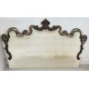ANTICA TESTATA LETTO FINE 700 RAME ARGENTATO EPOCA BED ORIGINALE MATRIMONIALE