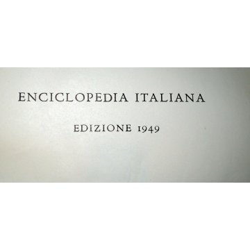 LIBRERIA + ENCICLOPEDIA Treccani 1949 COMPLETA 39 Volumi INDICE ...