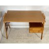 SCRIVANIA DESIGN SCRITTOIO VINTAGE VITTORIO DASSI ANNI 50 LEGNO 2 CASSETTI EPOCA