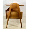SCRIVANIA DESIGN SCRITTOIO VINTAGE VITTORIO DASSI ANNI 50 LEGNO 2 CASSETTI EPOCA