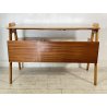 SCRIVANIA DESIGN SCRITTOIO VINTAGE VITTORIO DASSI ANNI 50 LEGNO 2 CASSETTI EPOCA