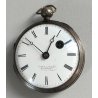 ANTICO OROLOGIO TASCA Lequin & Yersin 1800 OLD POCKET WATCH taschino ARGENTO 800