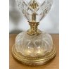 ANTICA COPPIA LUMI ATTRIBUIBILI BACCARAT CANDELIERI CANDELABRI 1900 ABAT JOUR