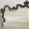 ANTICA TESTATA LETTO FINE 700 RAME ARGENTATO EPOCA BED ORIGINALE MATRIMONIALE