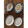 ANTICO GRANDE SERVIZIO PIATTI CERAMICA Vietri 59 pz DECORO SMALTO POLICROMO '900