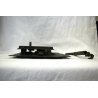 GRANDE RARA ANTICA SERRATURA ferro battuto con CHIAVE '700 DOOR LOCK IRON KEY   