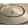 SET PIATTI PORTATA VINTAGE PORCELLANA LIMOGES FRANCE DECORO FLOREALE RAMAGE ORO