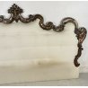 ANTICA TESTATA LETTO FINE 700 RAME ARGENTATO EPOCA BED ORIGINALE MATRIMONIALE