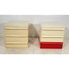 COPPIA COMODINO COMPONIBILE CASSETTIERA KARTELL VINTAGE SIMON FUSSEL ANNI 70 OLD