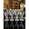 SET 4 Baccarat HARCOURT 1841 BICCHIERE CALICE PORTO 11,5 cm CRYSTAL GLASS VERRE