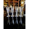 SET 4 FLUTE Baccarat HARCOURT 1841 BICCHIERE 17,8 cm/h CRYSTAL GLASS VERRE