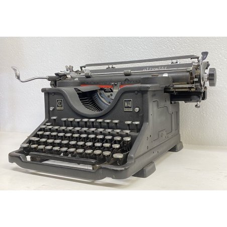 ANTICA MACCHINA DA SCRIVERE OLIVETTI MODELLO M40 ANNI 40 CARRELLO MEDIO 