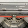 ANTICA MACCHINA DA SCRIVERE OLIVETTI MODELLO M40 ANNI 40 CARRELLO MEDIO 