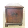 ANTICA CASSAPANCA LEGNO NOCE FORMELLE PANCA BAULE EPOCA 1800 NEOCLASSICA 
