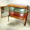 MOBILE BAR CREDENZA DESIGN ATTR. Gio Ponti INTERNO ILLUMINATO VETRO SPECCHIO 50s