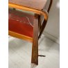 MOBILE BAR CREDENZA DESIGN ATTR. Gio Ponti INTERNO ILLUMINATO VETRO SPECCHIO 50s