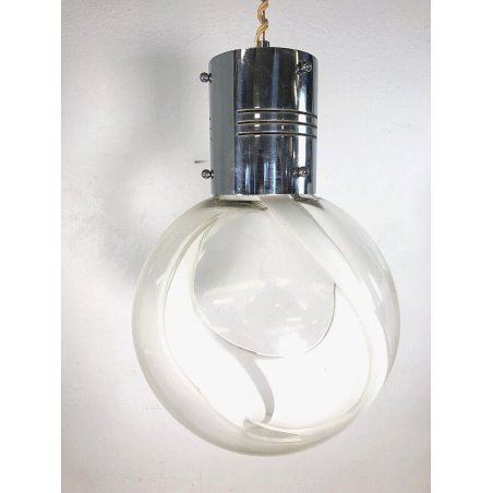 LAMPADARIO SOSPENSIONE "MEMBRANA" DESIGN Toni Zuccheri PER Venini  VINTAGE '60s