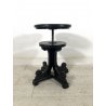 ANTICO SGABELLO GIREVOLE per PIANOFORTE STILE Thonet ø 34x44 cm VINTAGE ANNI '50