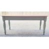 ANTICO TAVOLO PRANZO RETTANGOLARE LEGNO ABETE 1800 TABLE OLD 2 CASSETTI EPOCA 