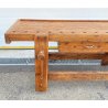 ANTICO TAVOLO LAVORO FALEGNAME LEGNO PIOPPO ROVERE FAGGIO 1800 UN CASSETTO MORSE