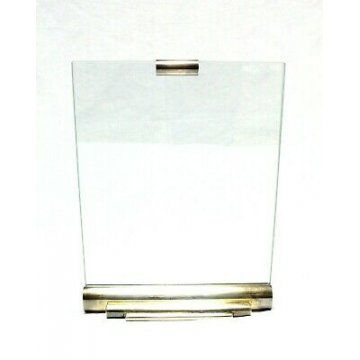 PORTAFOTO DESIGN Giuliano Malimpensa MESA Italy SILVERPLATED VETRO PHOTO FRAME