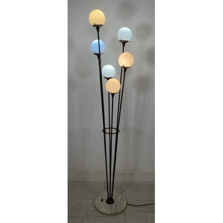 LAMPADA DA TERRA ALBERELLO STILNOVO ANNI 50 VINTAGE ORIGINALE DESIGN VINTAGE 