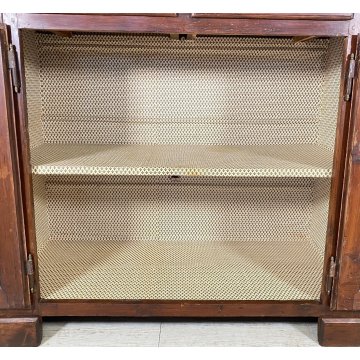 ANTICA CREDENZA LEGNO ABETE PIEMONTESE PATINA ORIGINALE MADIA 800 DISPENSA OLD