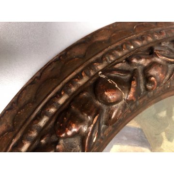 ANTICO QUADRO TONDO OLIO TAVOLA Rossaro Ferdinando RITRATTO BIMBO EPOCA '800  