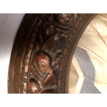 ANTICO QUADRO TONDO OLIO TAVOLA Rossaro Ferdinando RITRATTO BIMBO EPOCA '800  