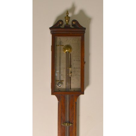 ANTICO STRUMENTO scientifico BAROMETERS BAROMETRO STICK TERMOMETRO INGLESE EPOCA