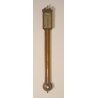 ANTICO STRUMENTO scientifico BAROMETERS BAROMETRO STICK TERMOMETRO INGLESE EPOCA