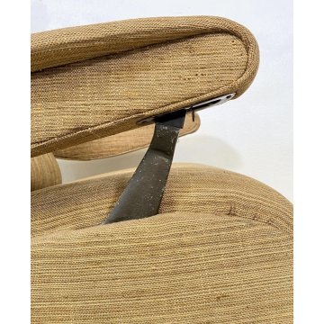 POLTRONA RECLINABILE Oscar DESIGN Nello Pini NOVARREDO 1959 VINTAGE ARMCHAIR