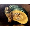 PICCOLO QUADRO OLIO CARTONE ATTR. Nino Belotti NATURA MORTA AUTUNNO ZUCCA '900