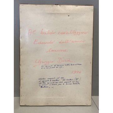 QUADRO FOTO EPOCA ASSOCIAZIONE CAVALLERIE SEZ. NOVARA - Lodi Cavalleria 15° 1884