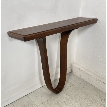 ANTICA PICCOLA CONSOLLE ART DECO ANNI 40 LEGNO COMODINO DA ENTRATA MENSOLA SALA