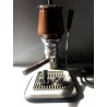 MACCHINA CAFFE ESPRESSO a LEVA VINTAGE La Peppina FE.AR. SERBATOIO MARRONE 70's
