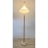 LAMPADA DA TERRA PIANTANA STILE STILNOVO ANNI 50 VINTAGE ORIGINALE DESIGN VETRO