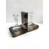 SET TAVOLA Olio&Aceto DESIGN Lino Sabattini SILVERPLATED VETRO PUNZONE VINTAGE