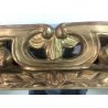 ANTICO GRANDE SPECCHIO SPECCHIERA BAROCCA CORNICE LEGNO SCOLPITO DORATO 124x93cm