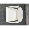 POLTRONA DESIGN Joe Colombo PER KARTELL Mod. 4801 LEGNO CURVATO BIANCO '60