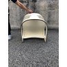 POLTRONA DESIGN Joe Colombo PER KARTELL Mod. 4801 LEGNO CURVATO BIANCO '60