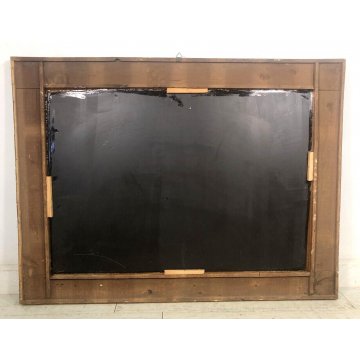 ANTICO GRANDE SPECCHIO SPECCHIERA CORNICE LEGNO SCOLPITO 124x93 cm EPOCA '800