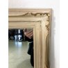 ANTICO SPECCHIO SPECCHIERA PARETE CORNICE BIANCO ORO 96,5x61,5 cm EPOCA '900
