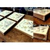 RARO SET 5 MATTONELLE CERAMICA Richard Ginori DISEGNO GIO PONTI SERIE I MESTIERI