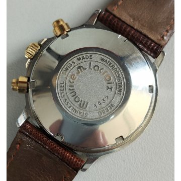 OROLOGIO POLSO Maurice Lacroix Masterpiece AUTOMATIC 02336 Chrono Day Date ø 37