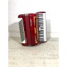 FISARMONICA VINTAGE Ariston Castelfidardo RED 120 BASSI 2 REGISTRI TASTI PIANO